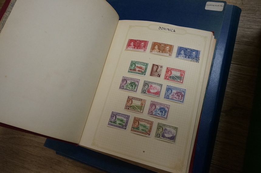 A collection of stamp albums to include Canada, Egypt and India